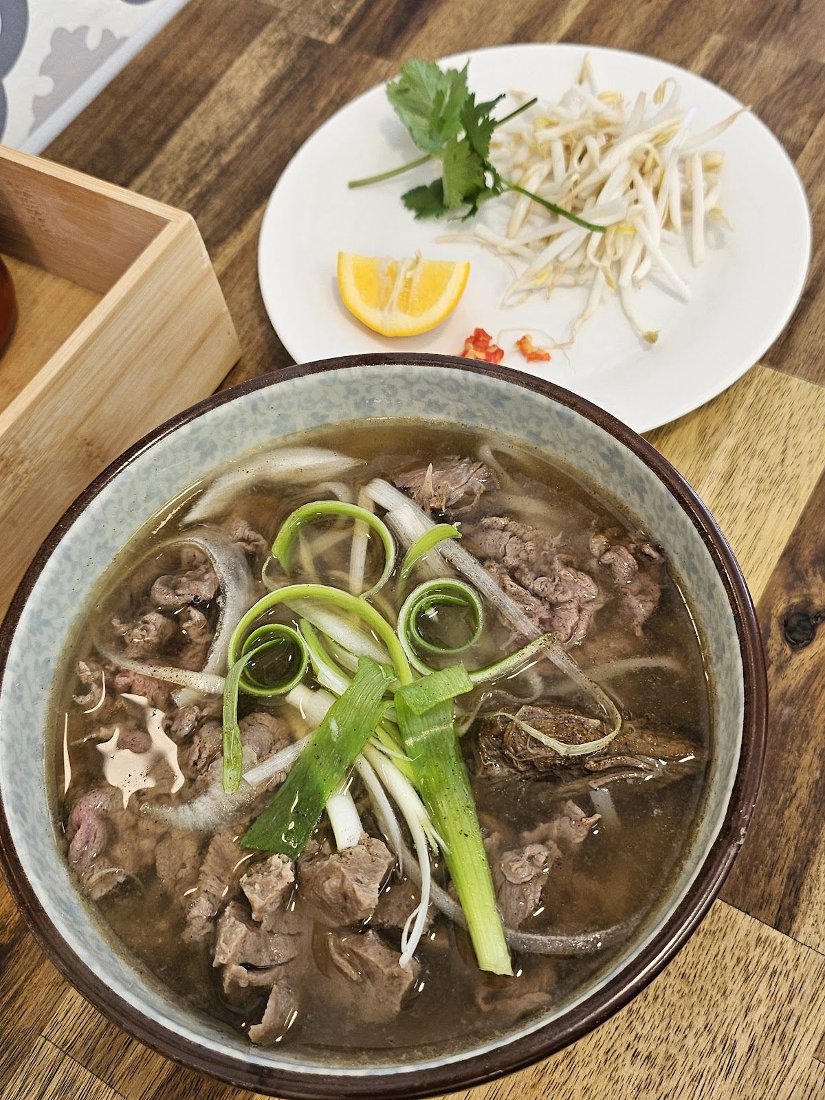A bowl of beef phở at Hi Vietnam, Dunedin